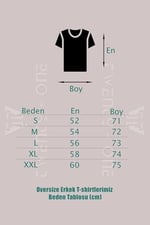 TrendSeninle Erkek Siyah T-shirt Chill Baskılı Oversize Tişört