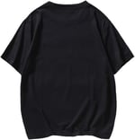 TrendSeninle Erkek Siyah T-shirt Chill Baskılı Oversize Tişört