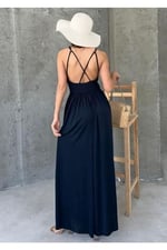 TrendSeninle Kadın Bej İnce Askılı Rahat Tulum