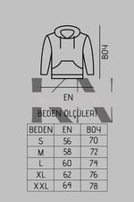 TrendSeninle Kadın Beyaz Düz Oversize Kapüşonlu Sweatshirt Hodie