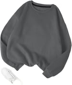 TrendSeninle Kadın Leylak Moru Düz Bisiklet Yaka Sweatshirt