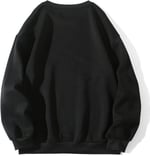 TrendSeninle Kadın Siyah Oversize Stay In Baskılı Sweatshirt