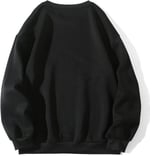 TrendSeninle Kadın Siyah Oversize Stay In Baskılı Sweatshirt