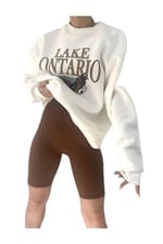 TrendSeninle Lake Ontarıo Oversize Sweatshirt