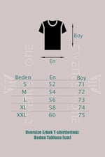 TrendSeninle Siyah Oversize Erkek Düz T-shirt