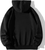 TrendSeninle Siyah San Fransısco Woswos Baskılı Kapüşonlu Oversize Sweatshirt