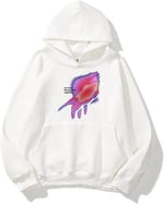 TrendSeninle Unisex Baskılı Oversize Sweatshirt Hoodie