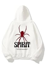 TrendSeninle Unisex Baskılı Oversize Sweatshirt Hoodie
