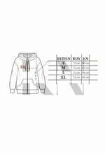TrendSeninle Unisex Gri London Baskılı Fermuarlı Sweat Hırka