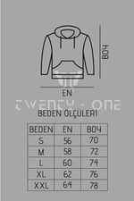 TrendSeninle Unisex Siyah California 1984 Baskılı Oversize Sweatshirt