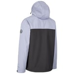 Trespass DLX Erkek Softshell Ceket Fermuarlı Kapüşon Geri Dönüştürülmüş Malzemelerden Yapılmıştır Moyler, fırtına gri, M