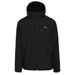 Trespass Erkek Accelerator II su geçirmez softshell ceket, çıkarılabilir kapüşonlu (tekli paket)