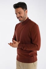 TRİST STAR Erkek Yarım Balıkçı Yaka Triko Kazak Trist-1104