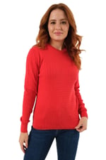 TRİST STAR Kadın Saç Örgülü Triko Kazak TRIST-6156