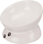 Trixie Kedi Mama ve Su Kabı Yükseltilmiş Ergonomik Seramik 0.15Lt 13 cm Beyaz