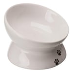 Trixie Kedi Mama ve Su Kabı Yükseltilmiş Ergonomik Seramik 0.15Lt 13 cm Beyaz