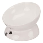 Trixie Kedi Mama ve Su Kabı Yükseltilmiş Ergonomik Seramik 0.15Lt 13 cm Beyaz