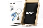 TROIKA SURFMATE T1 - KR16-14/CH - Nostalji Anahtarlık - 3 Kolye Ucu - Bulli, Sörf Tahtası, Gitar - Parlak - Çok Renkli, Mehrfarbig, 10cm, Klasik