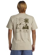 Tropical Breeze Erkek Kahverengi Günlük Stil T-Shirt AQYZT09562-THZ0
