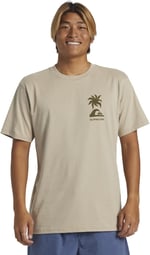 Tropical Breeze Erkek Kahverengi Günlük Stil T-Shirt AQYZT09562-THZ0