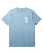 Tropical Breeze Erkek Mavi Günlük Stil T-Shirt AQYZT09562-W12