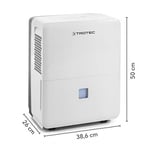 Trotec konfor nem alıcı Ttk 96 e (maks. 30 L/gün), 230 m³/90 m² 'ye kadar odalar için uygundur