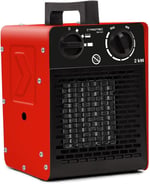 TROTEC Seramik ısıtıcı elektrikli ısıtıcı TDS 10 C 2.000 Watt'a kadar çok kademeli sıcaklık ayarı dahil (2 kW) termostatlı inşaat ısıtıcısı