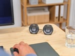 Trust Polo Küçük PC Hoparlör 2.0, 8 W (4 W RMS), Kompakt Hoparlör Seti, USB İşletim Hoparlör Seti, Entegre Kontrol, AUX 3,5 mm, PC Kutuları, Bilgisayar Dizüstü Bilgisayar - Siyah