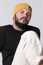 TSC HOUSE Unisex 22WCBE480U Here & Now Nakışlı Bere, Hardal, Tek Beden