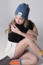 TSC HOUSE Unisex 22WCBE482U Change Your Mind Nakışlı Bere, Turkuaz, Tek Beden