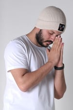TSC HOUSE Unisex 22WCBE489U Lightning Nakışlı Bere, Ekru, Tek Beden