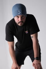TSC HOUSE Unisex 22WCBE494U Foot Steps Nakışlı Bere, Turkuaz, Tek Beden