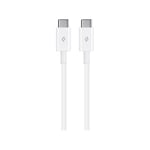 ttec USB-C - USB-C 120cm 60W PD/QC Hızlı Şarj/Data Kablosu Beyaz