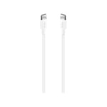 ttec USB-C - USB-C 120cm 60W PD/QC Hızlı Şarj/Data Kablosu Beyaz