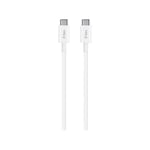 ttec USB-C - USB-C 120cm 60W PD/QC Hızlı Şarj/Data Kablosu Beyaz