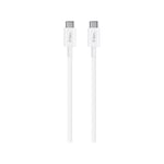 ttec USB-C - USB-C 120cm 60W PD/QC Hızlı Şarj/Data Kablosu Beyaz