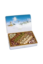 Tuğba Kuruyemiş Geleneksel Tatlar Metal Kutu Lokum 540gr (turkish Delight)