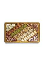 Tuğba Kuruyemiş Geleneksel Tatlar Metal Kutu Lokum 540gr (turkish Delight)