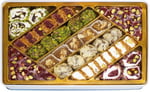 Tuğba Kuruyemiş Geleneksel Tatlar Metal Kutu Lokum 540gr (turkish Delight)