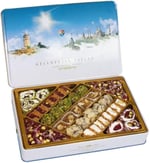 Tuğba Kuruyemiş Geleneksel Tatlar Metal Kutu Lokum 540gr (turkish Delight)