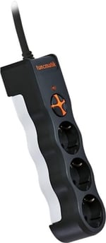 TUNCMATIK TSK19010 POWERSURGE 3-SURGE PROTECTION PLUG-1050 JOULE- WITH CABLE SİYAH