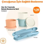 Tupperware Bebek Beslenme Seti.