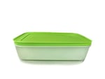 Tupperware dondurucu için kap 1,0 l beyaz yeşil düz buz kristal G36 buz kristali