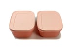 Tupperware Dondurucu Kabı 450 ml (2) Pembe Düz Buz Kristali Buz Kristali