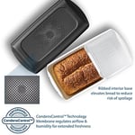 Tupperware Ekmek Tasarrufu - Ekmek, Hamur İşleri, Simit ve Daha Fazlası için Saklama Kabı ve Ekmek Kutusu, Yoğuşma Kontrolü - Nem Kontrol Teknolojisi, Ekmeği Daha Uzun Süre Taze Tutar - 32,1 cm x 16,5
