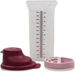 Tupperware Pişirme Mix-Fix şekşek 600 ml Shake-It lila Shaker ölçüm - karıştırma kabı Shaky…