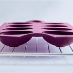 Tupperware Silikon Sürpriz Yumurta Pişirme Kalıbı - Mor Mikrodalga Ve Fırın Uyumu