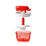 Tupperware SuperSonic Chopper Mini - Manuel Mutfak Robotu - 300 ml Kapasite - Elektrik Gerekmez - Otlar, Kuruyemişler, Sarımsak, Sebzeler Doğramak için İdeal - Yemek Hazırlama Aksesuarı ve Mutfak