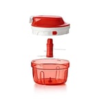 Tupperware SuperSonic Chopper Mini - Manuel Mutfak Robotu - 300 ml Kapasite - Elektrik Gerekmez - Otlar, Kuruyemişler, Sarımsak, Sebzeler Doğramak için İdeal - Yemek Hazırlama Aksesuarı ve Mutfak