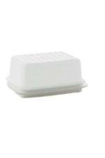 Tupperware Tereyağlık, 17 x 11 x 7 cm, Beyaz